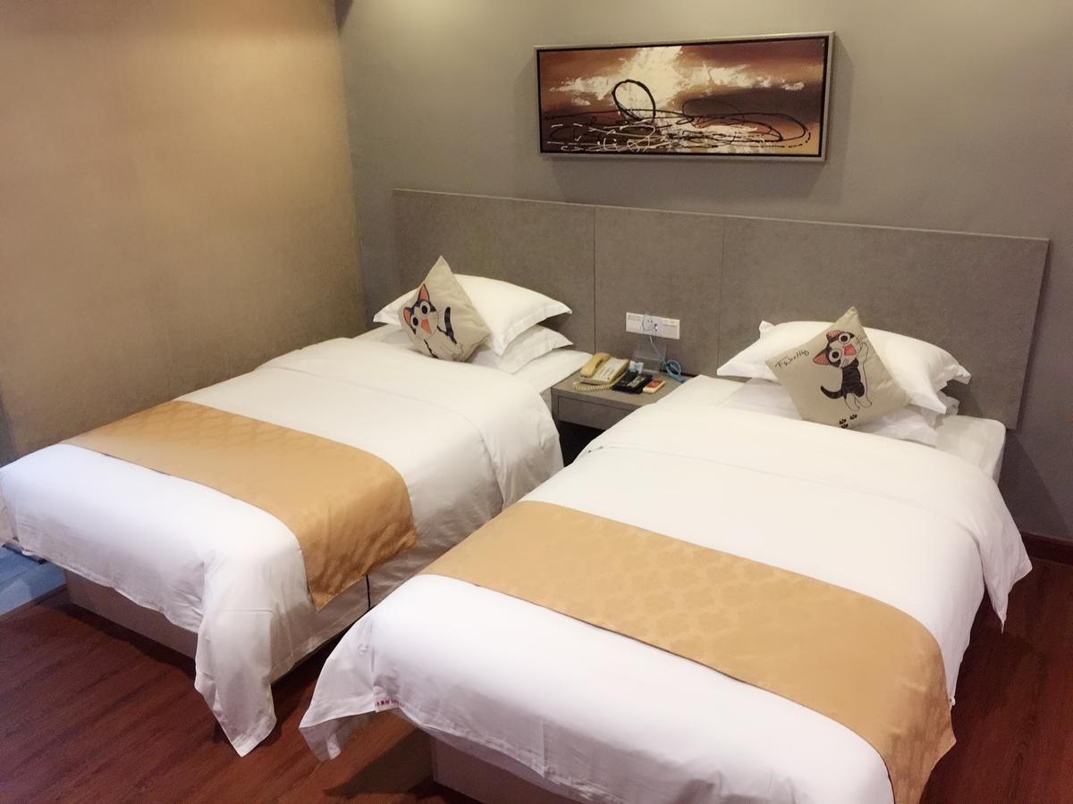 山水时尚酒店深圳布吉地铁站店 Bagian luar foto